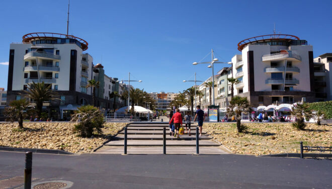 circuit on the edge of town activity with children in Cap d'Agde