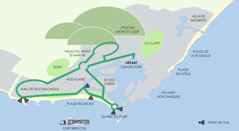 descriptif visite circuit ouest les petits trains du cap agde