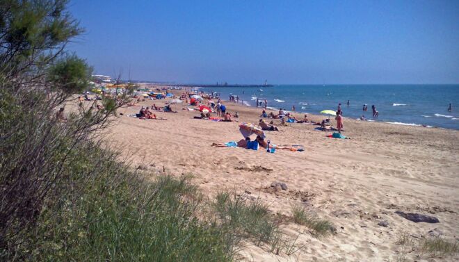the small trains of cap d'agde large sandy beaches tourism