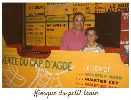 family history development of small train activities in Cap d'Agde